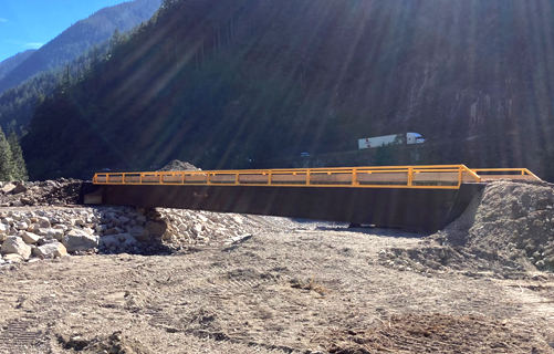 Standard Steel Portable with Modular Deck Bridge